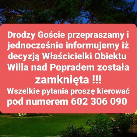 Willa nad Popradem Bed and Breakfast Piwniczna-Zdroj Exterior foto